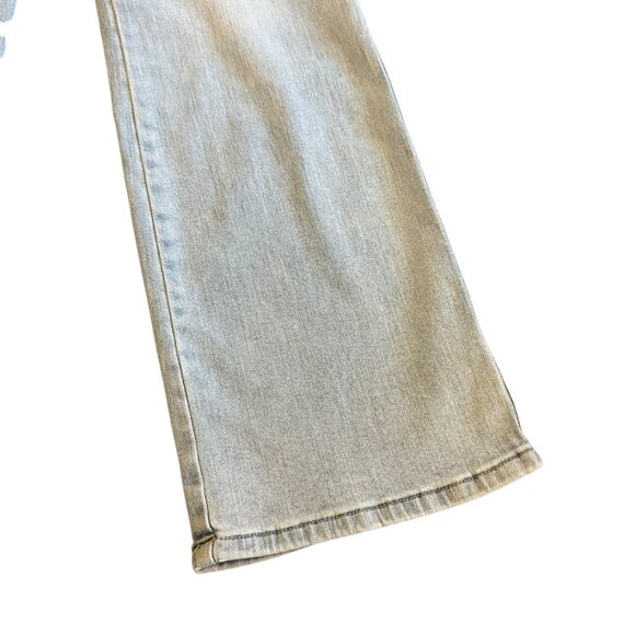 Judy Blue Straight Fit Light Wash Jeans Stretch Wide Leg Denim Size 27 Women's - Picture 3 of 11